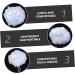 2pcs Bath Ball Shower Puff & Loofah Set | Holiday Bath Scrubber & Back Scrubber | Premium Shower Sponge Pouf - Buy Online on GoSupps.com