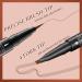 Bulletboard Waterproof Eyebrow Pen Bulletinboard Eyebrow Pen Bulletinboard Brow Pen Buletboard Liquid Eyebrow Pen Microblading Eyebrow Pencil with 4-Fork-Tip and Precise Brush-Tip (Black) - Buy Online on GoSupps.com
