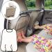 2 Pcs Kids Kick Mat Waterproof Seat Protectors | Car Seat Covers for All Cars | Black & Transparent - Buy Online on GoSupps.com