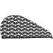 Super Absorbent Microfiber Hair Towel Wrap | Abstract Geometric Texture for Long Curly & Thick Hair - Quick Dry Coral Velvet for Women - Buy Online on GoSupps.com