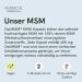MSM Capsules | 120 g lules avec OptiMSM 100 % pur | Hautement dos avec 600 mg par capsule | Pour les articulations et la r g n ration | Test en laboratoire et v g talien | Nordic Oil - Buy Online on GoSupps.com