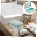 HEASOME Box Soap Holder Shower Soap Case Soap Bar Plastic Storage Containers for Clothes Leak Plastic Serving Trays Lidded Tin Big Shampoo Bar Soap Dish Abs Travel Toiletries Articulated Sky-blue 13.5X9CM - Buy Online on GoSupps.com