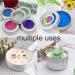 Zeoabsy 50 Pack 60ml Silver Aluminum Tin Cans with Screw Cap & Viewing Window - Ideal for DIY Ointments Candles Cosmetics & Shaving Soap - Buy Online on GoSupps.com