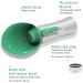 Buy Lumoleaf 800ml Portable Dog Water Bottle - Stainless Steel Travel Accessory for Hiking & Camping (Green) - Buy Online on GoSupps.com