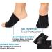 Gel Padded Arch Support Brace for Flat Feet - 2 Pairs - Plantar Fasciitis Compression Sleeves for Women & Men - Foot Pain Relief for Planter Fasciitis & Arch Pain - Black - Buy Online on GoSupps.com