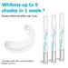 OLLM Teeth Whitening Kit with 2 Trays - Professional Oral Beauty Products - Anti-Sensitive Lights - 3 Packs Carbamide Peroxide Gel - Buy Online on GoSupps.com