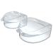 Ventilated Orthodontic Retainer (2-Pack) Aligner and Mouth Guard Case Durable Dental Case (Clear) Clear 2 Pack