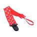 Crazy Sale Pacifier Holder Safety Portable Baby Pacifier Clip for Home(Red Dots)