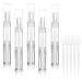 UPZIGS 5 pack 5ml Transparent Twist Pen for Cuticle Oil Applicator  Empty Nail Oil Pen with Brush Tip  Eyelash Growth Liquid Tube  Cosmetic Lip Gloss Container (5x) 5 Count (Pack of 1)