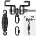 Dolibest Heavy Duty Steel Beam Hanger, Heavy Bag Mount, I Beam Heavy Bag Hanger for Punching Bag Hanger Boxing Muay Thai Training (with Spring)
