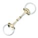 St bben bit 2262 Golden Wings bridle double broken 10.5 cm - 14 mm - Sweet Copper