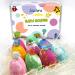Kids Bath Bombs with Toys Surprise Inside - 12 Pcs Dino Egg Gift Set for Boys and Girls | Bubble Bath Bombs for Birthday, Christmas, Easter and Party Favors - Buy Online on GoSupps.com