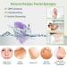Konjac Face Sponges with Activated Charcoal | Cleansing and Exfoliating | Natural Skincare for Oily, Dry, Sensitive Skin - Buy Online on GoSupps.com
