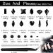 Black Nail Gems Rhinestones Set with Big Charms - 2680pcs | DIY Nail Art Supplies for Makeup & Crafts - Buy Online on GoSupps.com