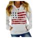 Sweatshirts for Women, Womens Girls Hoodie Sweatshirts Long Sleeve Shirts Drawstring Hooded Loosw Pullover Tops X-Large White