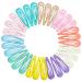 Sioppkik hair clips girl 30 pieces of hair clips women colorful hair clips metal hair clips girl 5cm long 10 colors with 3 pcs classic style each