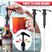 Black Pump Syrup Dispenser Set - 4 Pcs Coffee Creamer, Milk, Juice, and Soda Can Pump for Gallon Bottles - Reluen - Buy Online on GoSupps.com