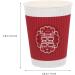 20Pcs Chinese Wedding Paper Cups Disposable Wedding Paper Mug Red Portable Teacup for Juices Water Coffee Tea Wedding Supplies - Buy Online on GoSupps.com