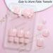 French False Toenails - Nude Fake Toe Nail - Stick on Toenails with Nail Glue - Acrylic Press on Toenails - Toe Nail Extensions with Short Nail Tips - Nail Art Set for Women Girls - Buy Online on GoSupps.com