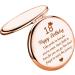 BNQL 18 Birthday Mirror - Happy 18th Birthday Gifts for Her - Turning 18th Inspirational Gifts - 2-Sided Mirror 1x 2x Magnification (Rose Gold) - Buy Online on GoSupps.com