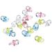 KnorrPrandell 216930190 Decoration Baby Litter Baby Pacifiers (in four different colors 1.9 cm tall 18 pieces)