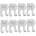 Cabilock 8 pcs No hook of shaving hooks for razor shaver holder for the bathroom razor storage electric razor bath towel man wardrobe bar aluminum alloy