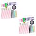 Healeved 2 Sets Drill Nail Art Pen Nail Dotting Tools Nails Rhinestones Nail Art Tools Nail Art Brush Diamond Nail File para U as Pro Tools Kit De Manicura Nail Art File Manicure Nail Lamp