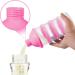 Milk Powder Dispenser Pots - BPA Free Formula Container for Travel & Outdoor Activities (Pink) - Buy Online on GoSupps.com