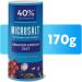 Microsalt 40% Less Sodium Salt Regular Salt Substitute Seasoning Salt for Snacks Full Flavor Less Sodium (170 g. Pack of 1)