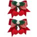 Cute Kids Hairpins 2pcs Sweet Cherry Bow Hair Barrettes Non-slip Hair Clips Children Headwear Girls Hair Accessories