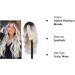 Long Wavy Wig Ombre Platinum Blonde Wigs for Women 24 Inch Middle Part Curly Synthetic Hair Natural Looking Heat Resistant Fiber for Daily Party Use (Ombre Platinum Blonde) - Buy Online on GoSupps.com
