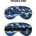 Buy Blue Camo Eye Mask - Soft Adjustable Comfortable Sleep Mask for Men & Women - International Shipping Available - Buy Online on GoSupps.com