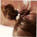 FRCOLOR Pearl Hair Ties wedding hair tie ponytail ponytail ties ponytail holders bead hair tie hair rope ponytail hair ponytail for women Hair Accessories towel pearl Pearl Hair Tie - Buy Online on GoSupps.com