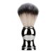 Razor brush for men beard care tool strong effective power soft premium bristles soft handmade shaving brush with silver handle suitable for salons at home