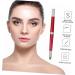 Didiseaon Permanent Professional Eyebrow Supply Manual Make Makeup Pencil Microblading Alloy Embroidered 14.2x0.9cm Red - Buy Online on GoSupps.com