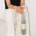 YANIYA Trendy Beverage Bag Expandable Mesh Pocket Wine Portable Insulation Cup Bag Water Bottle Holder Handwoven Gift Water Bottle Insulation Bag Brown - Buy Online on GoSupps.com
