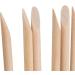 RELMoS Orange Wood Sticks Nail Art Tools - 100 pcs | Double Ended Cuticle Pedicure Manicure Essentials - Buy Online on GoSupps.com