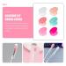 FRCOLOR 6pcs Lip Brush Set - Silicone Lip Gloss Applicator & Protector Covers | Anti-Lost Makeup Tools - Buy Online on GoSupps.com