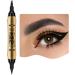 Scnvsi Liquid Eyebrow Pen Waterproof Eyeliner Pen Long Lasting Eyebrow Pencil with 4 Fork Tips Double Ended Eyebrow Pen - Buy Online on GoSupps.com