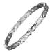 BioMag Magnetic Bracelets for Women Titanium Steel Magnetic Women Bracelets Adjustable Jewellery Wristband Bracelet with Gift Box & Removal Tool(Fish Tail) Design-Silver) Silver-fish Tail