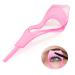 Mascara Shield Guard Magic Useful Cosmetic Mascara Eyelash Comb Applicator Helper Guide Card Tool 3 in 1 Upper Lower Mascara Applicator Tool Lash Buddy Pink