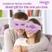 NEWGO Cold Eye Mask - Reusable Hot Cold Therapy Cooling Eye Mask for Puffy Eyes, Migraine, Dark Circles, Dry Eyes, Swollen Eyes, Sinus Pain - Light Purple - Buy Online on GoSupps.com