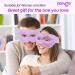 Newgo Eye Mask - Cooling Face Goggles for Migraines Headaches Dark Circles & Tired Eyes - Ice Eye Mask (Purple) - Buy Online on GoSupps.com