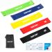 Resistance Bands for Working Out Exercise Loop Bands Workout Bands Set for Men Women Body Stretching Crossfit Training Home Workout Physical Therapy Booty Legs Set of 5 Multicolor