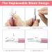 Buy Professional Pink Eyebrow Trimmer | 2-in-1 Electric Razor & Facial Hair Remover - Painless & Portable for All Skin Types - Buy Online on GoSupps.com