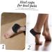 NOLITOY Heel Sleeves - Silicone Heel Cover & Sticky Tape Cups - Comfortable Foot Support (Black 14x9x3cm - Buy Online on GoSupps.com