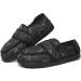 Men's Elderly Shoes 65% Wool Upper Comfy Diabetic Slippers - Silver, Size 8 - Buy Online on GoSupps.com