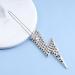Yheakne Vintage Crystal Thunder Hair Clip - Silver Rhinestone Lightning Bolt Hair Pin for Women and Girls - Buy Online on GoSupps.com