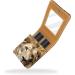 Shop Stylish Leather Lipstick Case with Mirror - Mini Lip Gloss Organizer | Wild Animal Lion Design - Buy Online on GoSupps.com