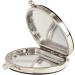 JHKKU Zebra Print Portable Folding Travel Makeup Mirror - Double Sided Compact Magnifying Mirror - Buy Online on GoSupps.com